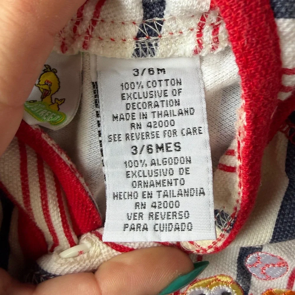 1994 Sesame Street Elmo Baseball Outfit‎ Baby Onesie Hat Pants Vintage